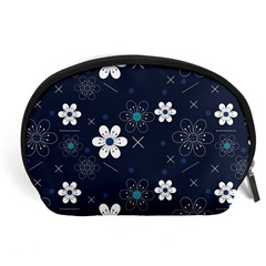 Flowers Pattern , Pattern, Flowers, Texture Accessory Pouch (large)