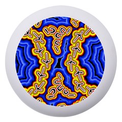 Authentic Aboriginal Art - Emu Dreaming Dento Box With Mirror