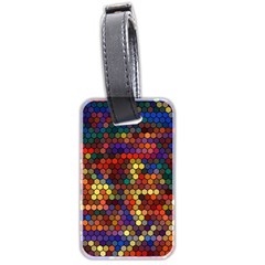 Hexagon Honeycomb Pattern Design Luggage Tag (two Sides)