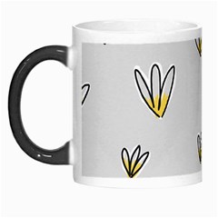 Pattern Leaves Daisies Print Morph Mug
