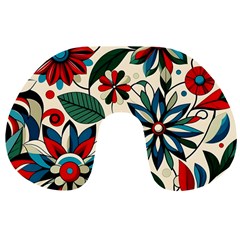 Flora Pattern Flower Travel Neck Pillow