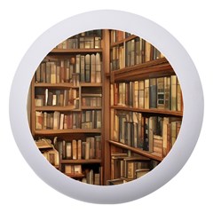 Room Interior Library Books Bookshelves Reading Literature Study Fiction Old Manor Book Nook Reading Dento Box With Mirror
