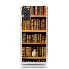 Room Interior Library Books Bookshelves Reading Literature Study Fiction Old Manor Book Nook Reading Samsung Galaxy S20 6 2 Inch Tpu Uv Case