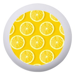 Lemon Fruits Slice Seamless Pattern Dento Box With Mirror