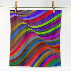 Psychedelic Surreal Background Face Towel