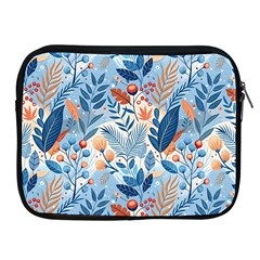 Berries Foliage Seasons Branches Seamless Background Nature Apple Ipad 2/3/4 Zipper Cases