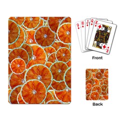 Oranges Patterns Tropical Fruits, Citrus Fruits Playing Cards Single Design (rectangle)