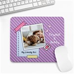 Memo style Personalized Photo Name Mousepad Collage Mousepad 9,25 x7,75  Mousepad - 1