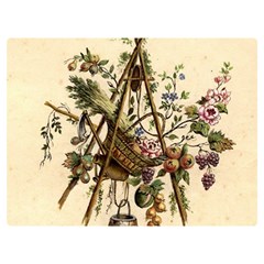 Vintage-antique-plate-china Two Sides Premium Plush Fleece Blanket (baby Size)