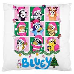Bluey Christmas 16  Baby Flannel Cushion Case (two Sides)