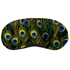 Peacock Pattern Sleep Mask