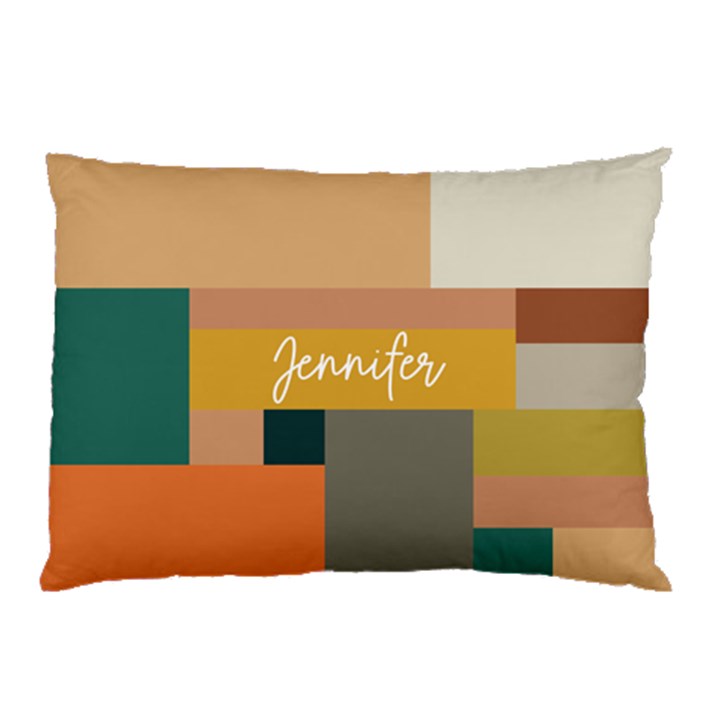 Personalized Geometric Minimalist Name Pillow Case Pillow Case