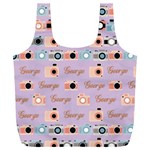 Personalized Camera Illustration Name Any Text Recycle Bag Full Print Recycle Bag (XXXL) Front