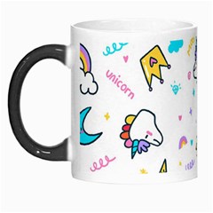 Unicorns Rainbows Seamless Pattern Morph Mug
