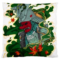 Armor Japan Maple Leaves Samurai Mask Cut 16  Baby Flannel Cushion Case (two Sides)
