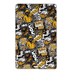 Boom Bang Art Crazy Drawing Graffiti Hello Retro Sayings Yellow Name Card Style Usb Flash Drive