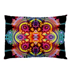 Pink Florales Muster Pillow Case (two Sides)