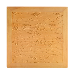 Waves Ocean Sea Water Pattern Rough Seas Digital Art Nature Nautical Wood Photo Frame Cube