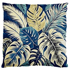 Abstract Art Tropical Leaves 16  Baby Flannel Cushion Case (two Sides)