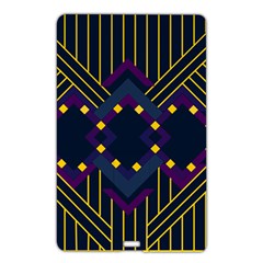 Line Square Pattern Violet Blue Yellow Design Name Card Style Usb Flash Drive