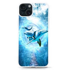 Dolphin Blue Fantasy Iphone 15 Tpu Uv Print Case