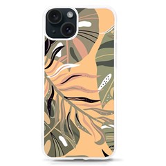 Leaves Monstera Picture Print Pattern Iphone 15 Tpu Uv Print Case