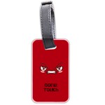 Personalized Name Angry Luggage Tag (two sides) Luggage Tag (two sides) Front