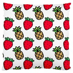 Strawberries Pineapples Fruits 16  Baby Flannel Cushion Case (two Sides)