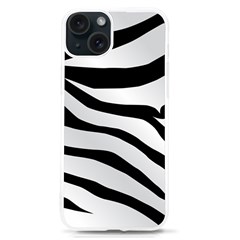 White Tiger Skin Iphone 15 Tpu Uv Print Case