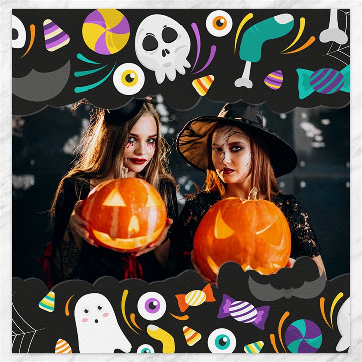 Personalized Photo Halloween Pattern Canvas Canvas 20  x 20 