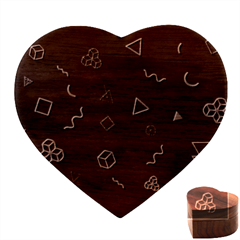 Amoled Heart Wood Jewelry Box