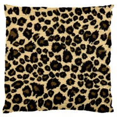 Jaguar Skin Texture, Jaguar Wool Texture, Yellow 16  Baby Flannel Cushion Case (two Sides)