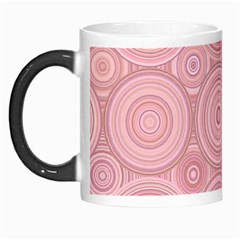 Pink Retro Texture With Circles, Retro Circles Background, Morph Mug