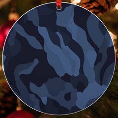 Purple Camo Uv Print Acrylic Ornament Round