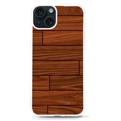 Seamless Wooden Planks Brown Wooden Background Iphone 15 Tpu Uv Print Case