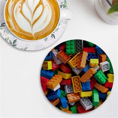 Lego, Toy Block, Colorfulness Uv Print Round Tile Coaster