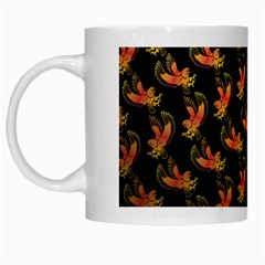Regal Eagle Pattern White Mug