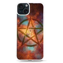Enchanted Nebula Pentagram Art Iphone 15 Tpu Uv Print Case
