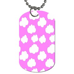 Purple Clouds Dog Tag (one Side)