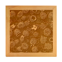 Blackberry Fruit, Fruit Wood Photo Frame Cube
