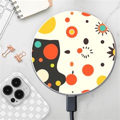 Geometric Design Wireless Fast Charger(white)