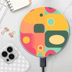 Geometric Design 08 Wireless Fast Charger(white)