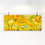 Personalized Tropical Summer Name Any Text Hand Towel Hand Towel Front