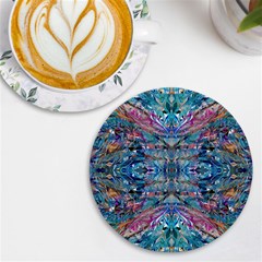 Blend I Eraser 4-1 Repeats I Uv Print Round Tile Coaster