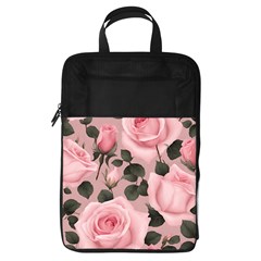 Pink Roses Foldable Shoe Storage Bag