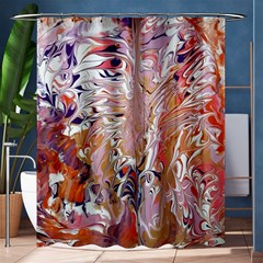 Pour Flames Shower Curtain 60  X 72  (medium) 