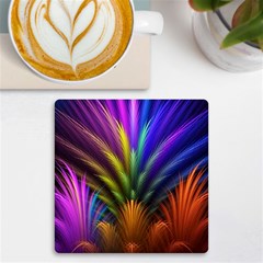 Abstract Colors - , Abstract Colors Uv Print Square Tile Coaster 