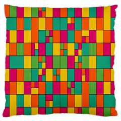 Abstract-background Standard Premium Plush Fleece Cushion Case (two Sides)