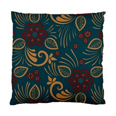 Flowers Floral Retro Flower Texture Standard Cushion Case (one Side)