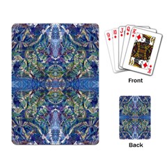 Blue Arabesque Playing Cards Single Design (rectangle)